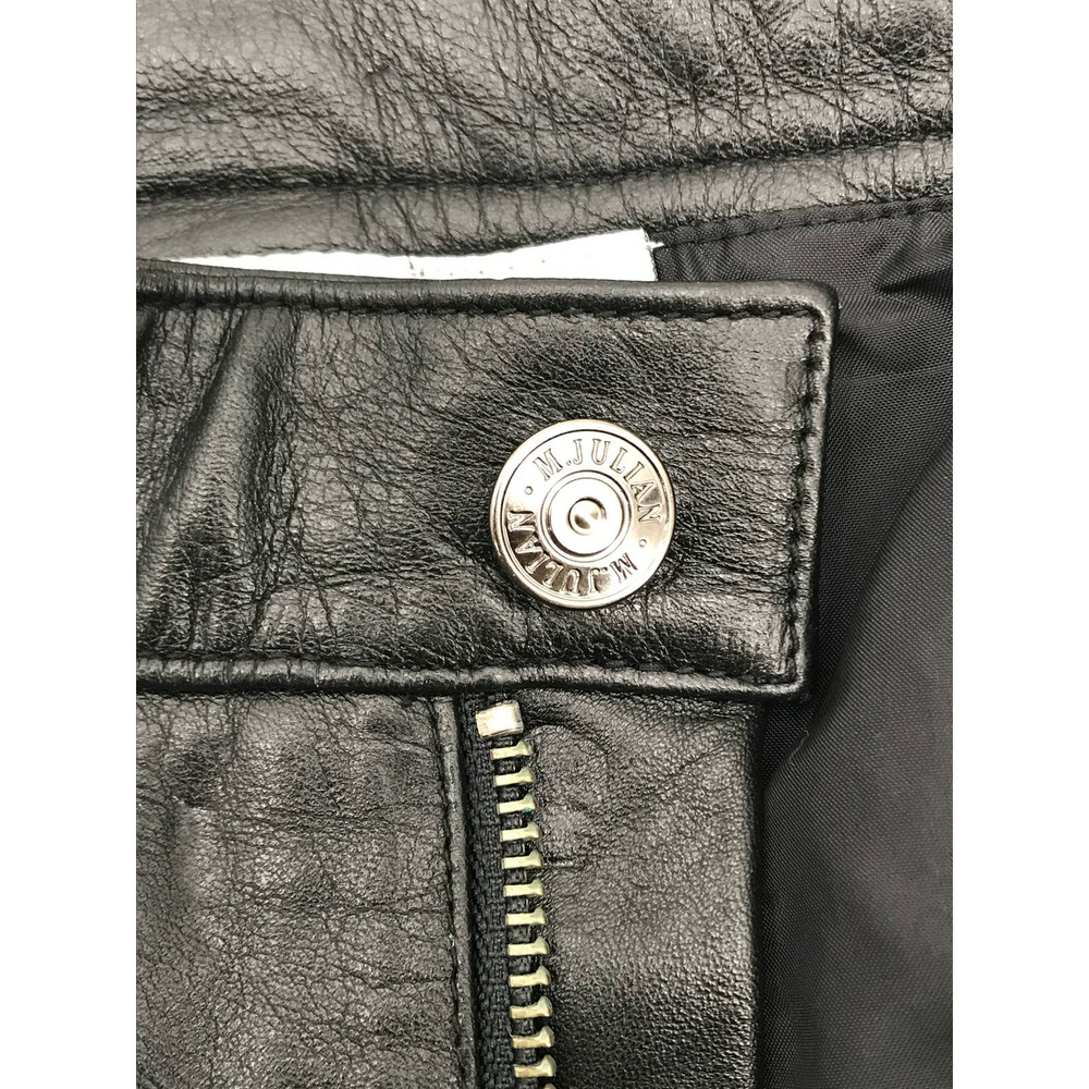 Wilsons Leather Black Men's Cargo Leather Pants - Picture 5 of 8